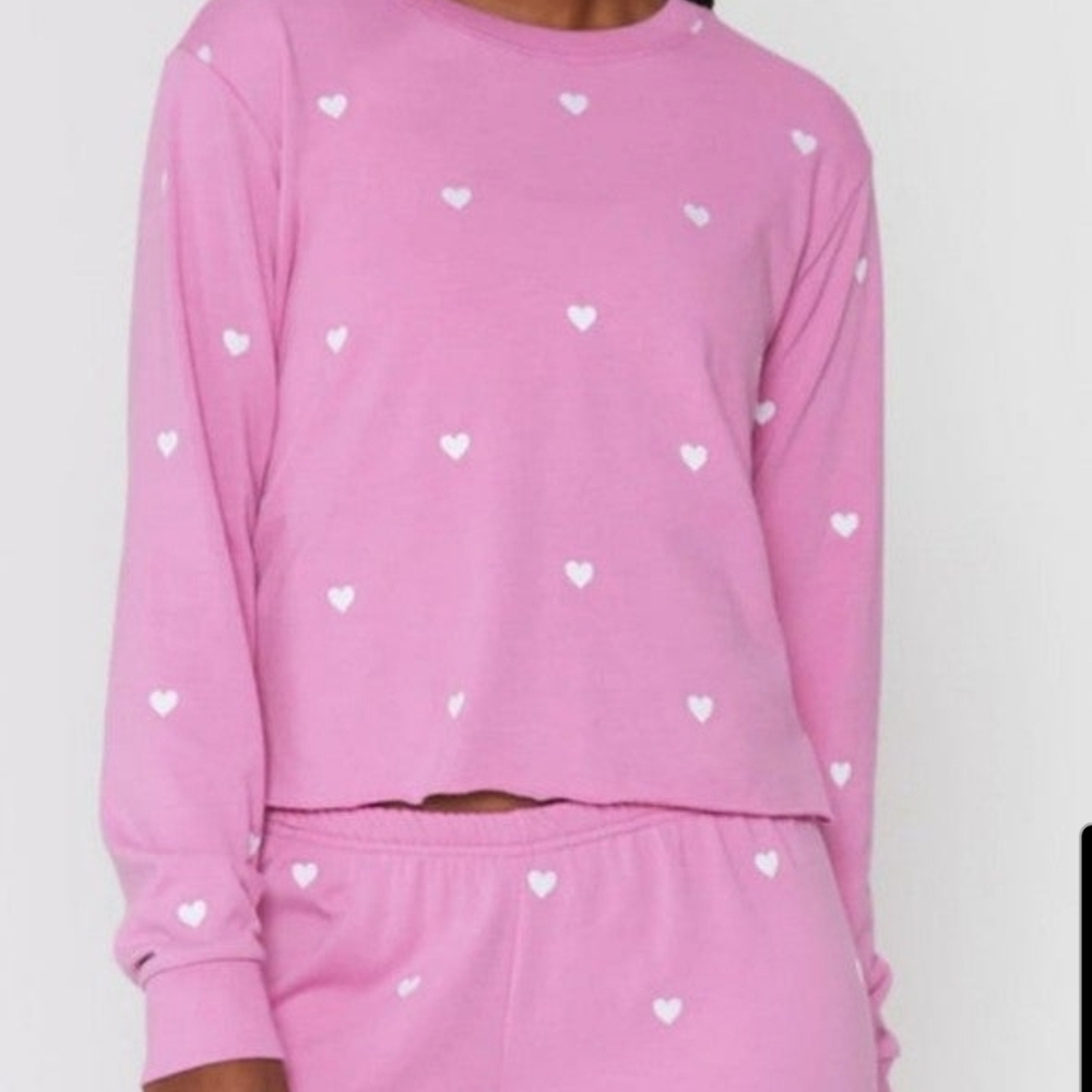 Spiritual Gangster Pink Heart Sweatshirt